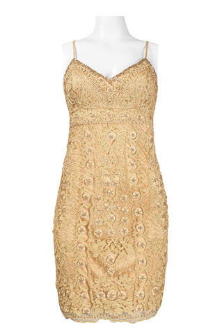 Antique yellow cocktail dress